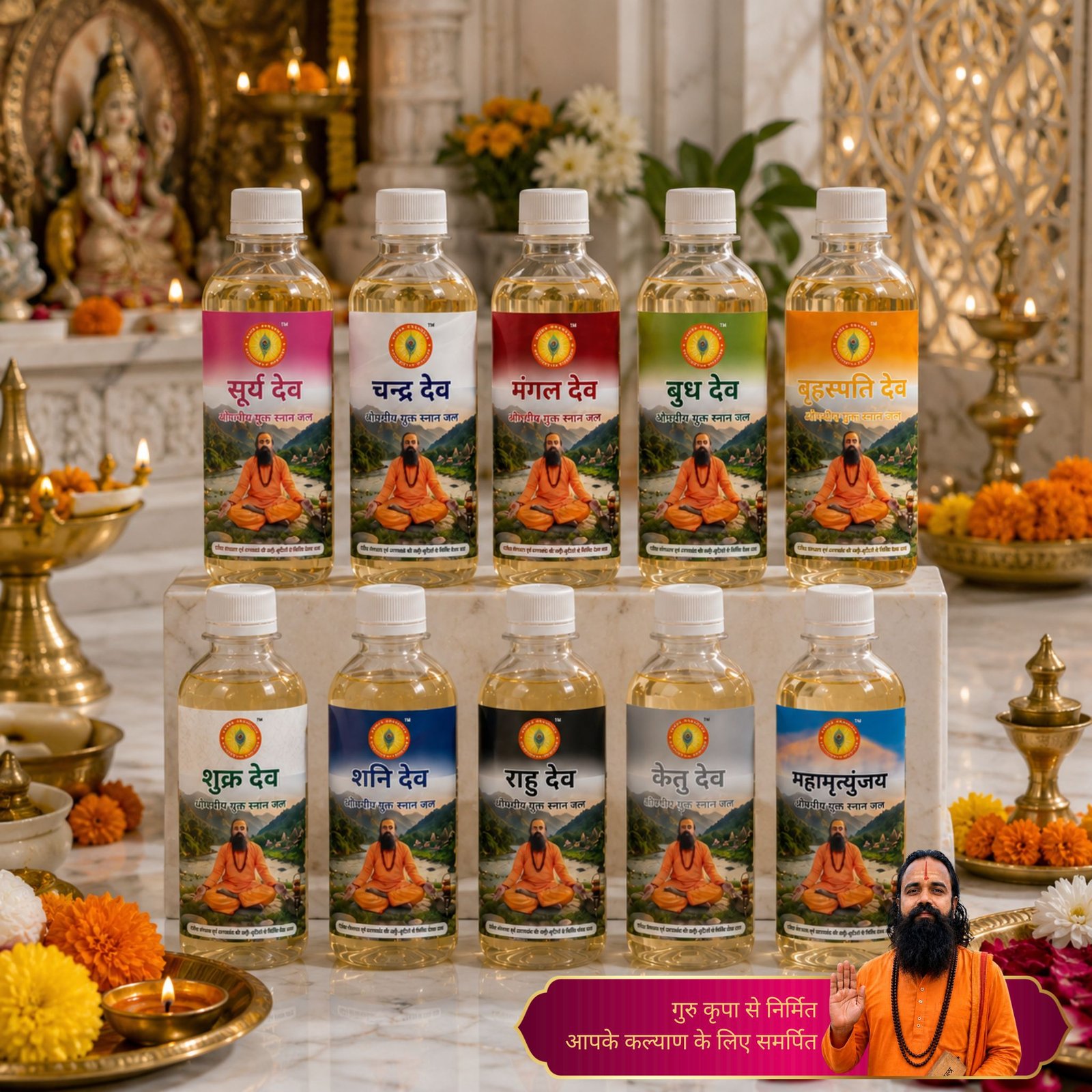 विशेष पैक - 10 दिव्य औषधीय स्नान जल